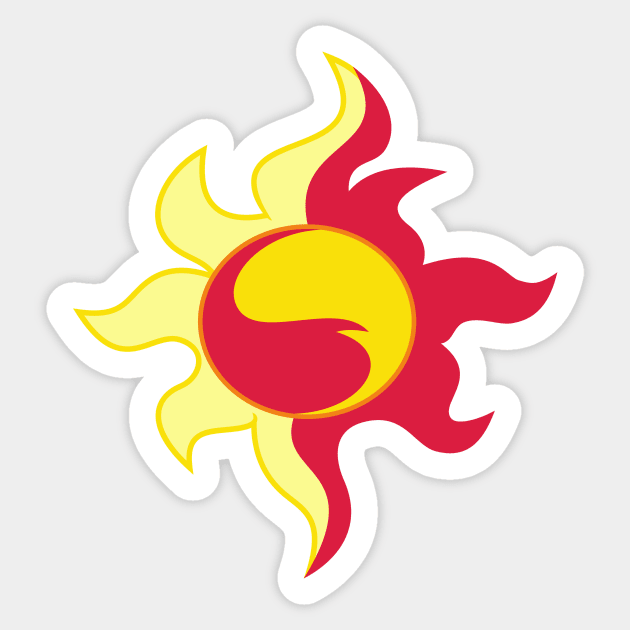 My little Pony - Sunset Shimmer Cutie Mark V2 Sticker by ariados4711